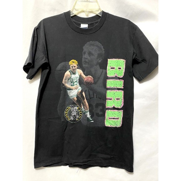 Vintage 90's Boston Celtics Larry Bird Salem Sportswear Size Medium T Shirt - Picture 2 of 5